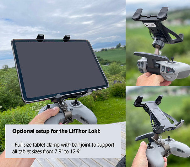 LifThor Loki Phone and Tablet Holder for DJI FPV - DroneDynamics.ca